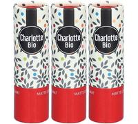 CHARLOTTE BIO Rouge à lèvres Mat - Passion Rouge(S) À Lèvres 3x3,5 g