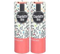 CHARLOTTE BIO Rouge à lèvres Mat - Rosé Rouge(S) À Lèvres 2x3,5 g