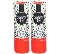 CHARLOTTE BIO Rouge à lèvres Mat - Royal Rouge(S) À Lèvres 2x3,5 g