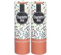 Charlotte Bio Rouge à lèvres Nude Moka glossy Rouge(S) À Lèvres 2x3,5 g