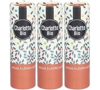 Charlotte Bio Rouge à lèvres Nude Moka glossy Rouge(S) À Lèvres 3x3,5 g