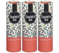 Charlotte Bio® Rouge à lèvres organique brillant - Bois de Rose Stick(S) 3x3,5 g