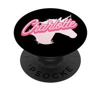 Charlotte Cadeau personnalisé pour fête sur Le thème de la Licorne PopSockets PopGrip Adhésif
