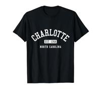 Charlotte, Caroline du Nord, Vintage Pride T-Shirt Graphique avec Valeur
