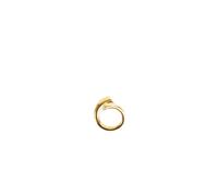 Charlotte Chesnais - Bague Biseau Plaqué Or - Femme - Accessoires - Jaune - Taille: 55 MM