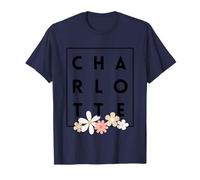 Charlotte Flower - Cadeau pour fille nommée Charlotte T-Shirt