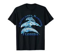 Charlotte Harbor Florida Vacation Dauphins tribaux T-Shirt