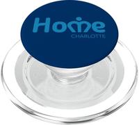 Charlotte NC Home CLT Code régional 704 Queen City Souvenir PopSockets PopGrip pour MagSafe