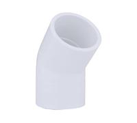 Charlotte Pipe Coude Sch 40 Pvc 1-1/4" 45 Deg. Blanc