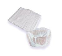 Charlotte ronde en non-tissé avec élastique souple, sachet de 100