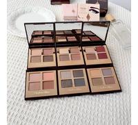 Charlotte Tilbury 4Palette Velvet et 9Palette Silk Shimmer - Fards à paupières et blush crème - Effet rosé, longue tenue, modulable, estompeable, éclat naturel
