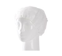 Charlottes de restauration blanches jetables - Lot de 100, Ø 58 cm