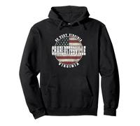 Charlottesville Virginia Drapeau américain Vintage Sweat à Capuche