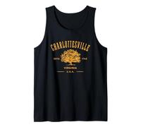 Charlottesville Virginia USA Style Vintage Vieilli Débardeur