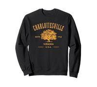 Charlottesville Virginia USA Style Vintage Vieilli Sweatshirt