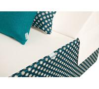 CHARLY | Lit de piscine | COZIP BLANC / GRAND BED | 200 x 180 x h30 cm / Tissu batyline