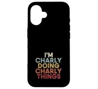 Charly Name Charly Personalized Name First Given Coque pour iPhone 16