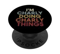 Charly Name Charly Personalized Name First Given PopSockets PopGrip Adhésif