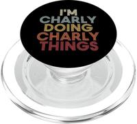 Charly Name Charly Personalized Name First Given PopSockets PopGrip pour MagSafe