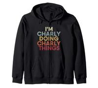Charly Name Charly Personalized Name First Given Sweat à Capuche