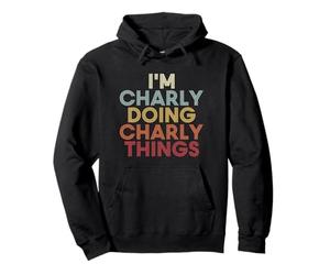 Charly Name Charly Personalized Name First Given Sweat à Capuche