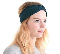 CHARM Bandeau Cheveux Homme Elastique - Bandana Japonais Serre Tete Femme Chic Accessoires Yoga Sport Fitness Bleu Vert