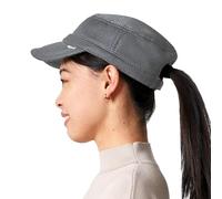 CHARM Casquette Militaire Homme Baseball en Maille - Chapeau De Cadet Respirant Army Cap Femme Soleil Gris