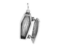 Charm Cercueil qui s'Ouvre en Argent 925/1000