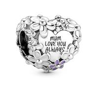Pandora Charm 791155C01 Coeur marguerite Maman
