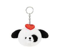 Charm chien coeur rouge - porte clés