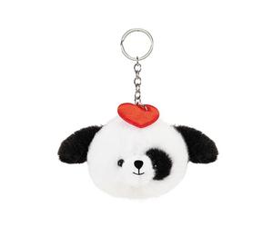 Charm chien coeur rouge - porte clés