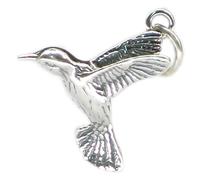 Charm colibri en argent sterling Humming Bird .925 x 1 breloques oiseaux