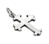 Charm Croix Gothique en Argent 925/1000
