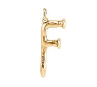 Charm Donnez-moi un F, taille unique, Métal, Pas de gemme