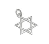 Charm Etoile de David en Argent 925/1000
