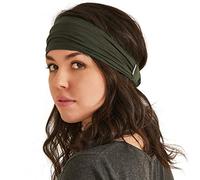 CHARM Homme Bandeau Japonais Sports - Tête Bande Bandana Extensible Kaki M