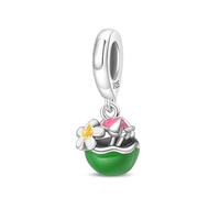 Charm jus de noix de coco, accessoire de bracelet à breloques en argent sterling 925, compatible avec le collier bracelet pandora, cadeau pour femme