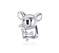 Charm koala en argent sterling 925 compatible avec bracelets Pandora