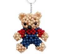 Charm Mignon Pour Sac - Ours Mignon Décoratif En Perles | Charme Animal Pour Sac À Dos,Idée Cadeau Originale Saint-Valentin Pour Couples Amoureux Cartable Portefeuille Cabas Accessoire De Mode Tendanc