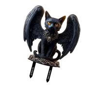 Charm Moggie - Panneau d'adresse pour jardins paysagers - Combine une signalisation fonctionnelle avec une esthétique ludique et résistante aux intempéries - Décoration de jardin en forme de moggie