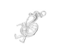 Charm Monstre du Loch Ness et Cornemuse en Argent 925/1000