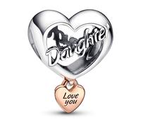 Pandora Charm Cœur Love You Daughter