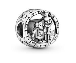 Charm PANDORA Disney Ajoure Star Wars C3PO et R2D2
