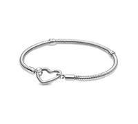 Charm - Pandora - Fermoir Coeur Composable - Argent 925 - 18 cm - Gris