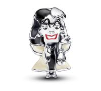 PANDORA Moments Disney Villains Cruella De Vil 793424C01 Charm en argent sterling compatible avec les bracelets Moments, taille unique, Argent sterling, Pas de gemme