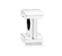 Charm - Pandora - Lettre I - Argent 925 - Mixte - Personnalisation unique