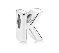 Charm - PANDORA - Lettre K - Argent 925 - Mixte - Infini