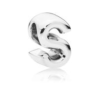 Charm - Pandora - Lettre S - Argent - Gris - Femme