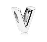 Charm - Pandora - Lettre V - Argent 925 - Mixte - Infini