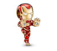 PANDORA Marvel Iron Man Pendentif en argent plaqué or 760268C01